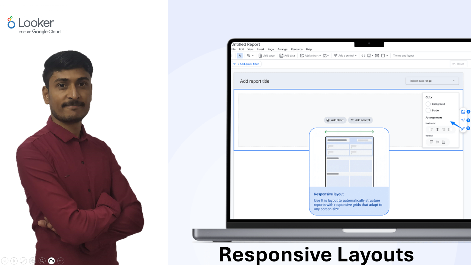 Looker Studio Mobile responsive dashboards from google sheets